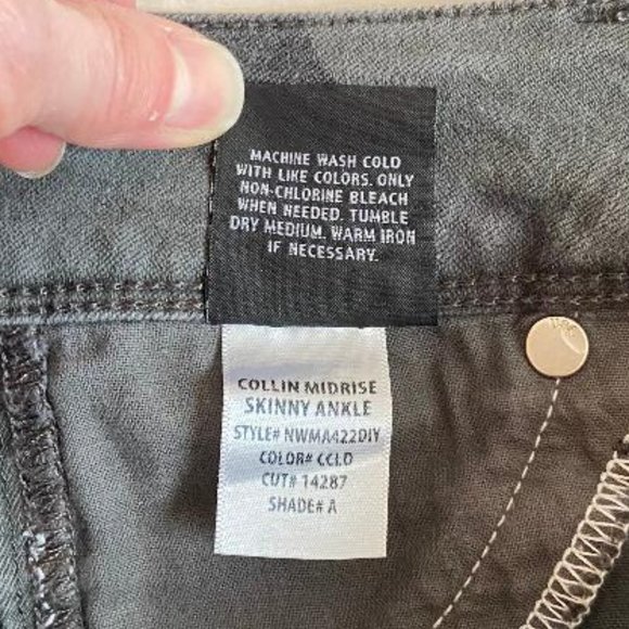 Hudson Collin Midrise Skinny Ankle Camouflage Jeans - Picture 12 of 14